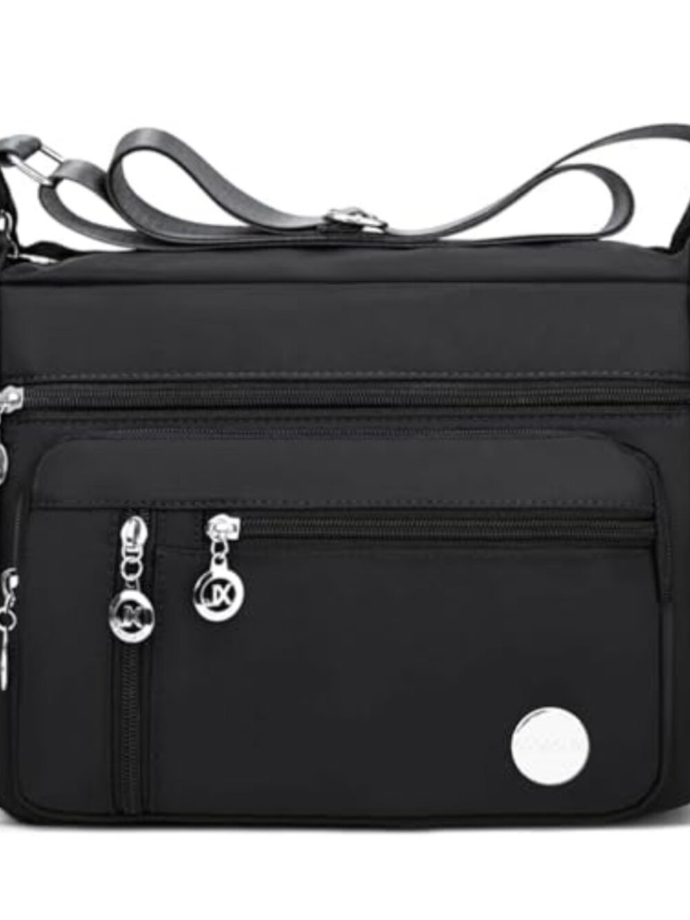 Waterproof Nylon Crossbody Bag Multiple Pockets Messenger Shoulder Handbag